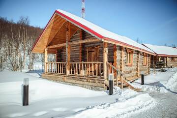 Фото номера Коттедж с 1 спальней Гостиница 69 Параллель - 3 корпус г. Мурманск 5